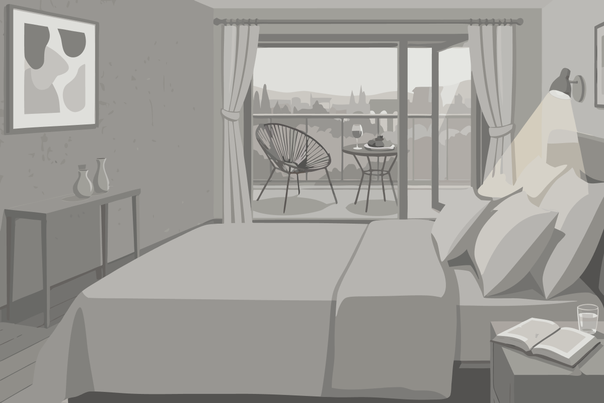 Chambre Deluxe (2 Adultes + 1 Enfant)